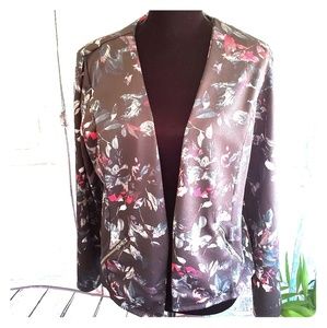 Maurices floral print blazer size Large